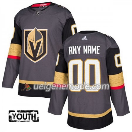 Kinder Eishockey Vegas Golden Knights Custom Adidas 2017-2018 Grau Authentic